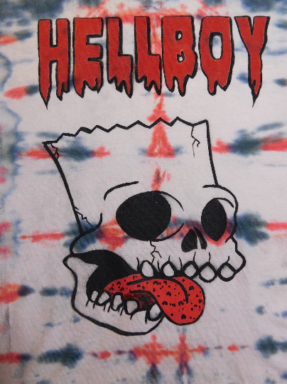 Hellboy Bart Tye Die Shirt